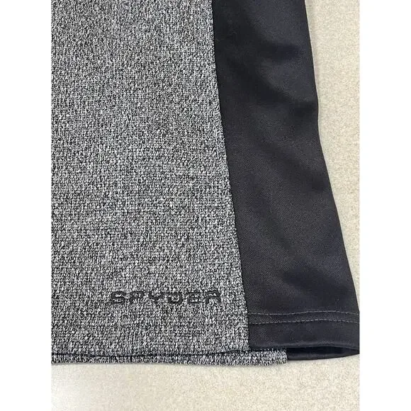 Spyder Hoodie Sweater Youth XL (18/20) Gray Full Zip Pockets Embroidered Logo - Picture 7 of 13